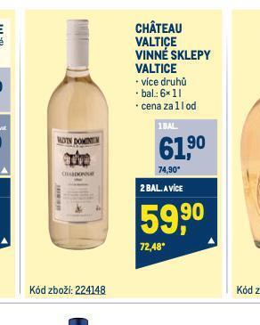 Makro Chateau valtice vinné sklepy valtice nabídka