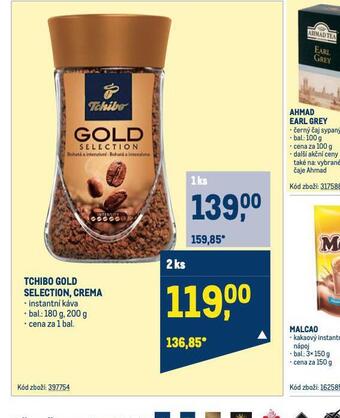 Makro Tchibo gold selection, crema nabídka