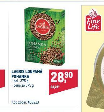 Makro Lagris loupaná pohanka nabídka
