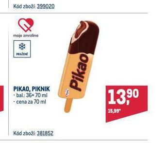 Makro Pikao, piknik nabídka
