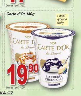 Hruška Carte d´or nabídka