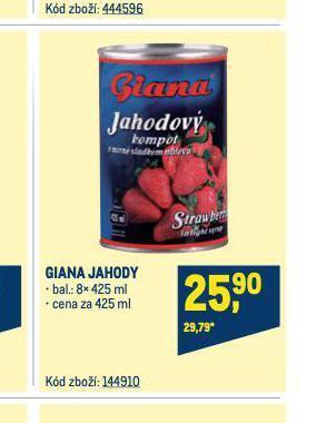 Makro Giana jahody nabídka