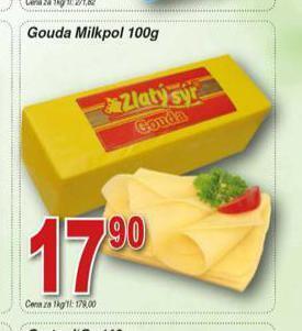 Hruška Gouda milkpol nabídka