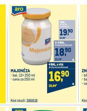 Makro Majonéza nabídka