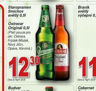 Hruška Pivo staropramen smíchov nabídka