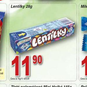 Hruška Lentilky nabídka