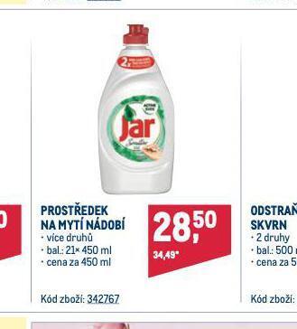 Makro Jar prostředek na nádobí nabídka