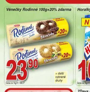 Hruška Věnečky rodinné nabídka