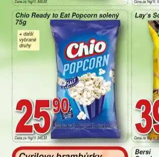 Hruška Chio ready to eat popcorn solený nabídka