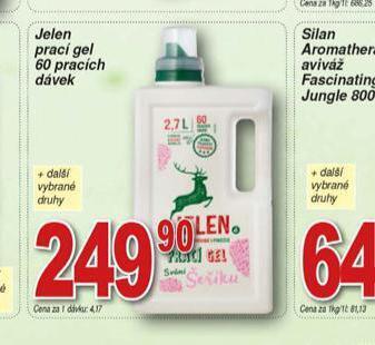 Hruška Jelen prací gel nabídka