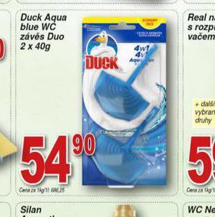 Hruška Duck aqua blue wc závěs duo nabídka