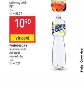 Globus Poděbradka ochucená nabídka