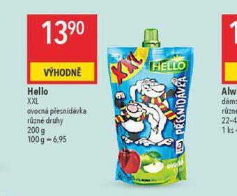Globus Hello xxl ovocná přesnídávka nabídka