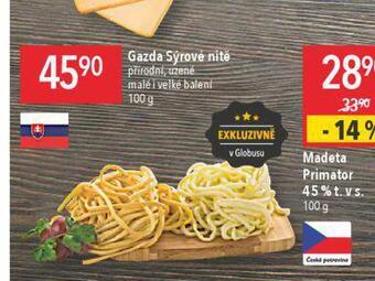 Globus Gazda sýrové nitě nabídka