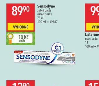 Globus Sensodyne zubní pasta nabídka
