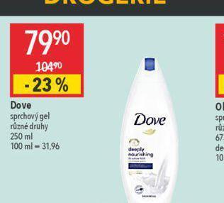 Globus Dove sprchový gel nabídka