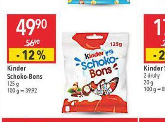 Globus Kinder schoko-bons nabídka