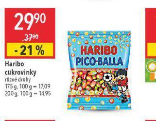 Globus Haribo cukrovinky nabídka