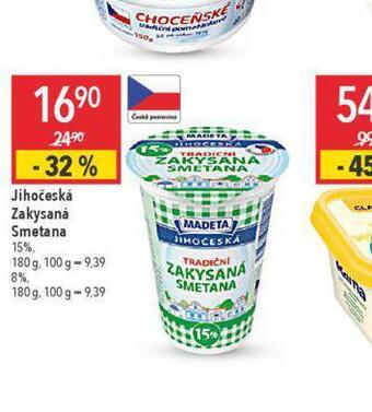 Globus Jihočeská zakysaná smetana nabídka