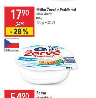 Globus Milko žervé z poděbrad nabídka