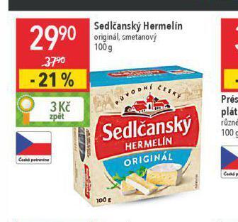 Globus Sedlčanský hermelín nabídka