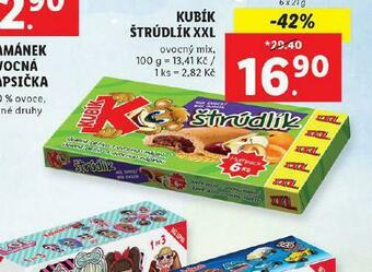 Lidl Kubík štrúdlík xxl nabídka