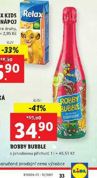 Lidl Robby bubble nabídka