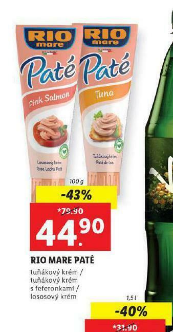 Lidl Rio mare paté nabídka