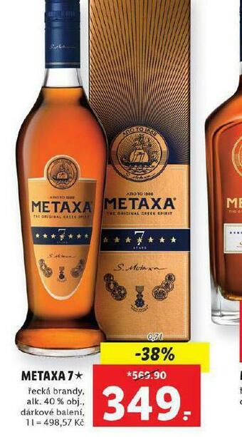 Lidl Metaxa 7* nabídka
