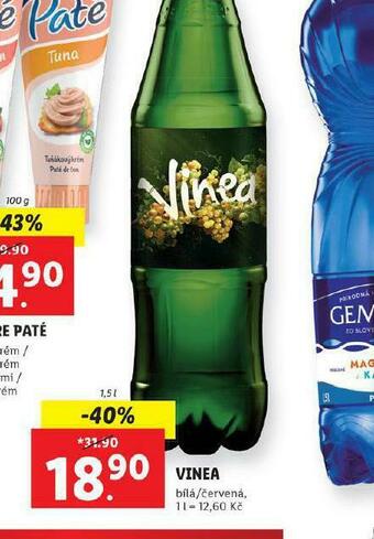 Lidl Vinea nabídka