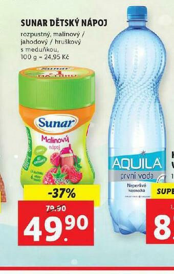 Lidl Sunar dětský nápoj nabídka
