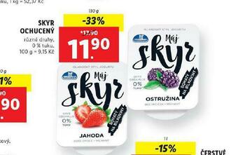 Lidl Skyr ochucený nabídka