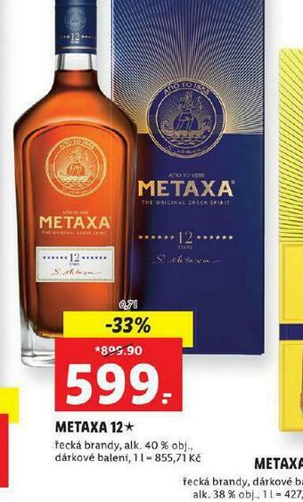 Lidl Metaxa 12* nabídka