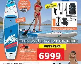Lidl Dvoukomorový sup paddleboard star 10,5&quot; nabídka