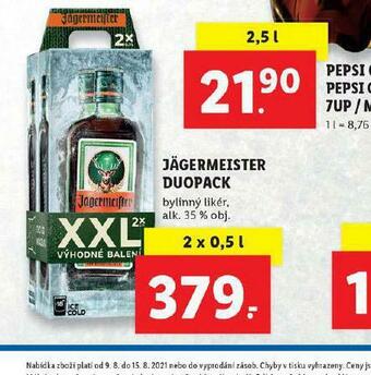 Lidl Jägermeister duopack nabídka