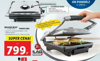 Lidl Panini gril nabídka