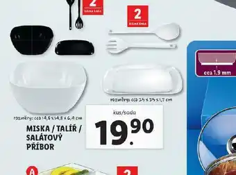 Lidl Miska / talíř / salátový příbor nabídka