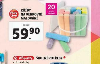 Lidl Křídy na venkovní malování nabídka