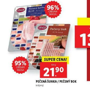 Lidl Pečená šunka nabídka