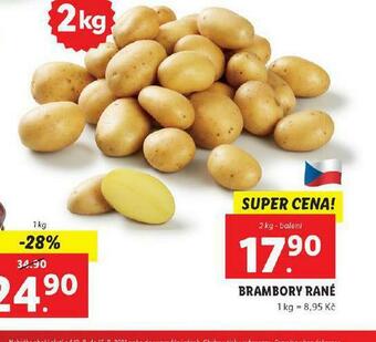 Lidl Brambory rané nabídka
