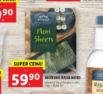 Lidl Mořská řasa nori nabídka