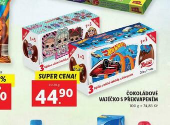 Čokoládové vajíčko s překvapením
