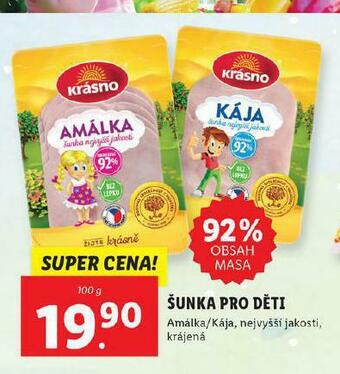 Lidl Šunka pro děti nabídka
