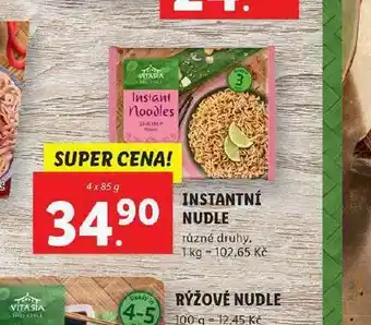 Lidl Instantní nudle nabídka