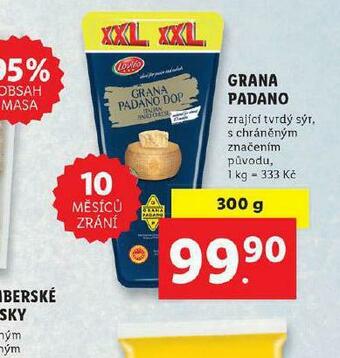 Lidl Grana padano nabídka