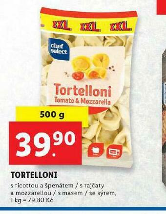 Lidl Tortelloni nabídka
