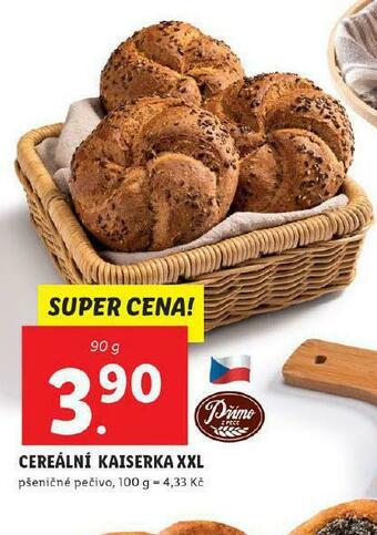 Lidl Cereální kaiserka xxl nabídka