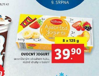 Lidl Ovocný jogurt nabídka