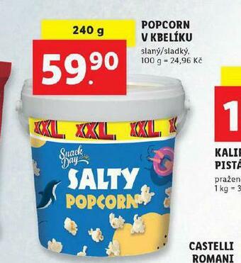 Lidl Popcorn v kbelíku nabídka
