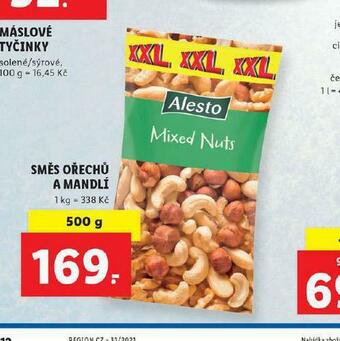 Lidl Směs ořechů a mandlí nabídka